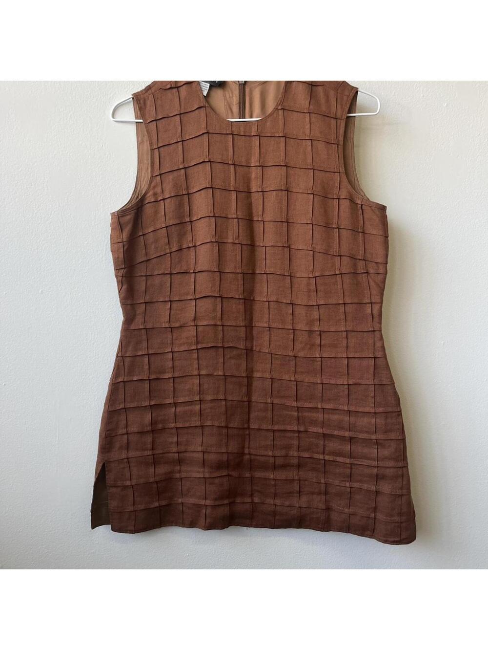 Jeremy Scott Women's Brown and Orange Blous